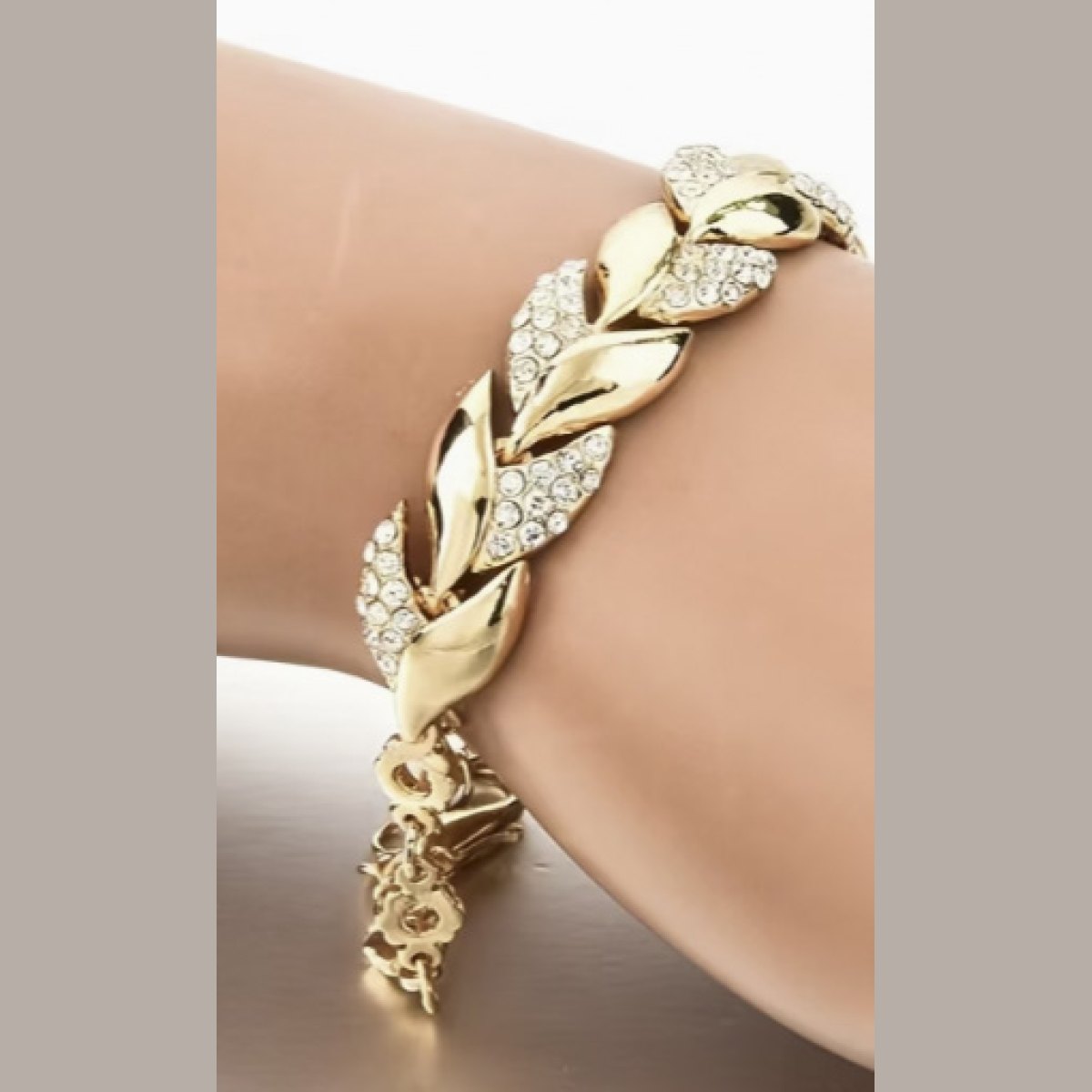 Gold leaf shape bracelets