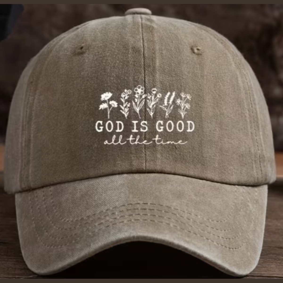 Cap Baseball God is Good