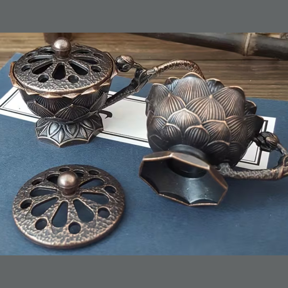 Red Copper Incense Burner