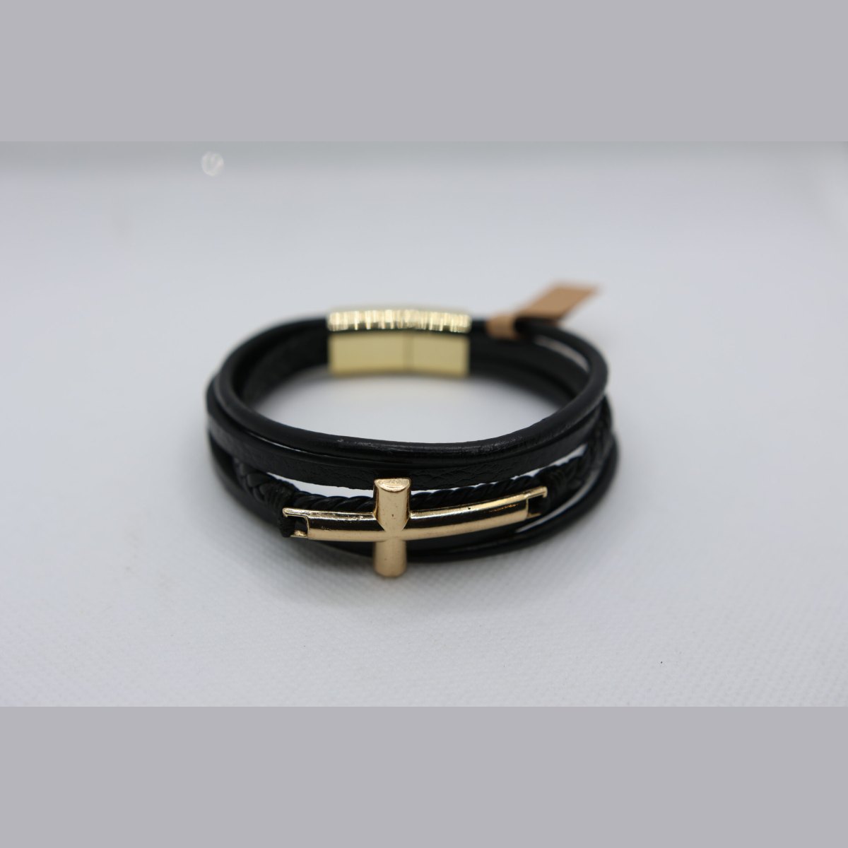 Mens Vintage Cross Bracelete