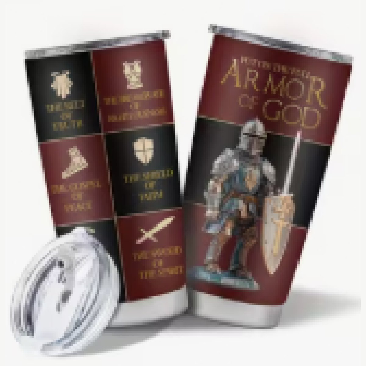 S/Steel Mug Armour of God